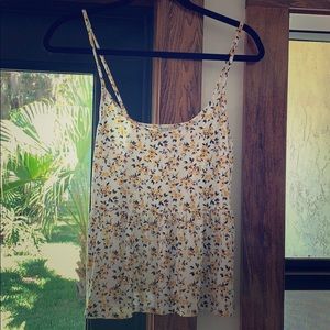 American Eagle floral tank/blouse, size medium